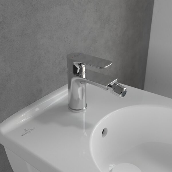 Villeroy & Boch TVB10420111061 - Bidetová baterie + výpusť O.NOVO lesklý chrom