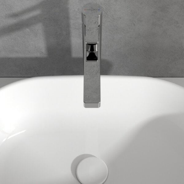 Villeroy & Boch TVW10300500061-Umyv baterie+výpusť ARCHITECTURA 32,9 cm l. chrom