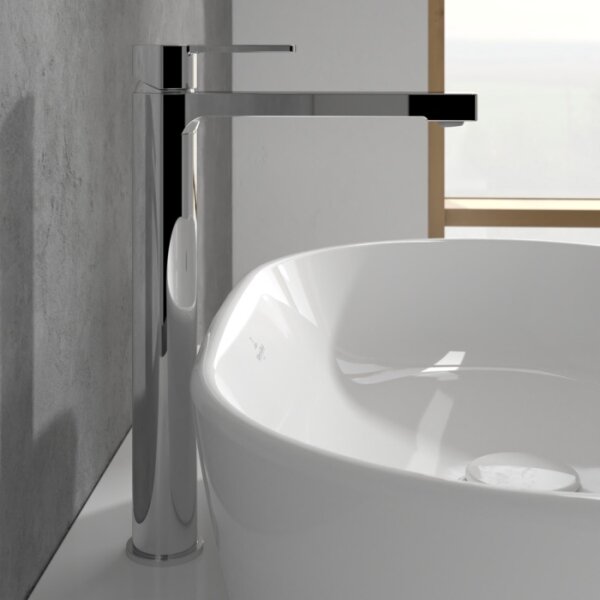 Villeroy & Boch TVW10300500061-Umyv baterie+výpusť ARCHITECTURA 32,9 cm l. chrom