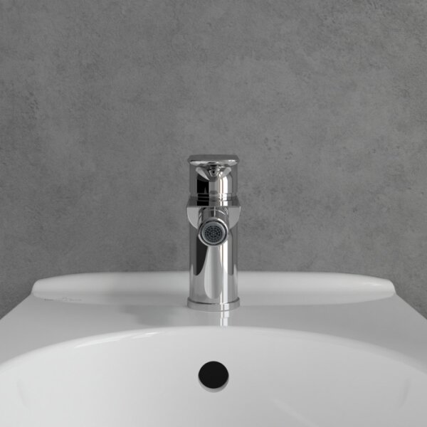 Villeroy & Boch TVB10420111061 - Bidetová baterie + výpusť O.NOVO lesklý chrom