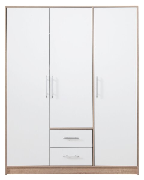 SMART sb | šatní skříň SR2 | 150 cm | sonoma/bílá
