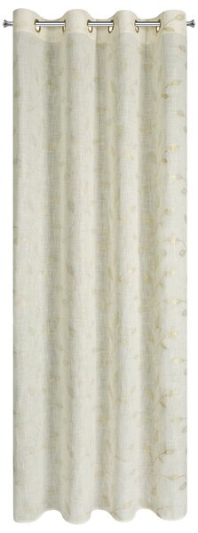 ZÁVĚS NA KROUŽCÍCH NIKKI 140X250 CM LISTY