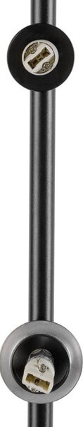 BIG WHITE SLV SUN TL G9, stolní lampa, kulatá, 1 x max. 5 W, IP20, černá 1009143