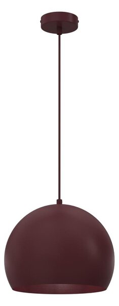 Lustr na lanku SOOL 1xE27/15W/230V pr. 27 cm burgundy