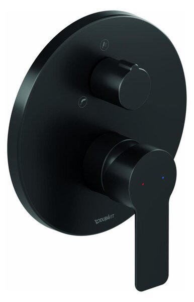 Duravit DC5210012046-Vanová baterie pro podomítkovou instalaci D-CODE mat. černá