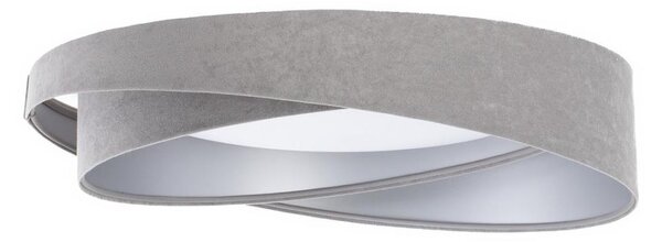 LED Stropní svítidlo GALAXY MODERN LED/24W/230V pr. 55 cm šedá/stříbrná