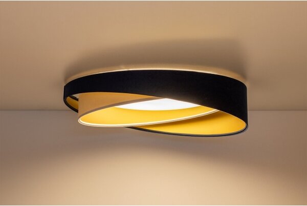 LED Stropní svítidlo GALAXY MODERN LED/24W/230V pr. 55 cm modrá/bílá/zlatá
