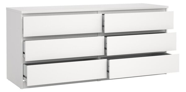 Komoda Simplicity 154 x 50 x 70 cm, bílá