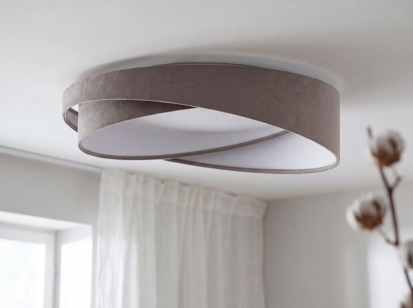 LED Stropní svítidlo GALAXY MODERN LED/24W/230V pr. 55 cm šedá/bílá