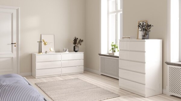 Komoda Simplicity 154 x 50 x 70 cm, bílá