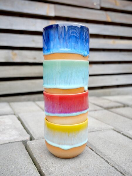 Rainbow Keramický šálek Blue