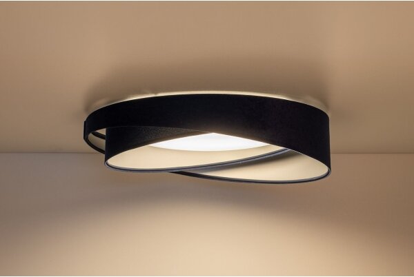 LED Stropní svítidlo GALAXY MODERN LED/24W/230V pr. 55 cm modrá/stříbrná