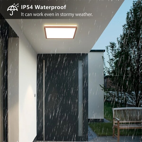 Brilagi - LED Koup. str. svít. ULTRA SLIM LED/18W/230V 30x30 cm rose gold IP54