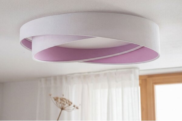 LED Stropní svítidlo GALAXY MODERN LED/24W/230V pr. 55 cm bílá/fialová
