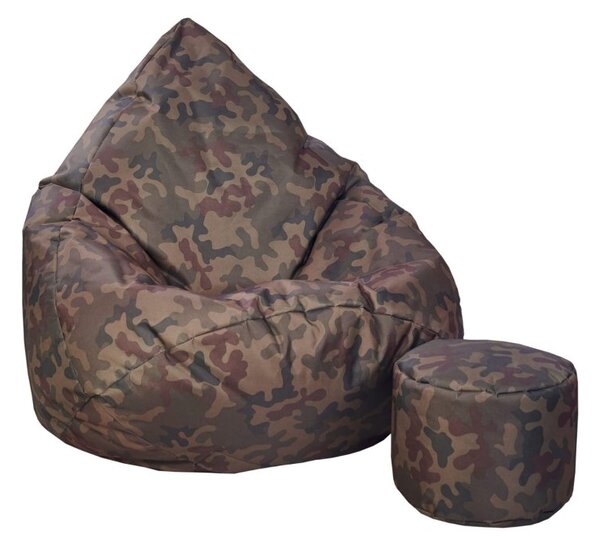 JAKS Vak na sezení s podnožkou army
