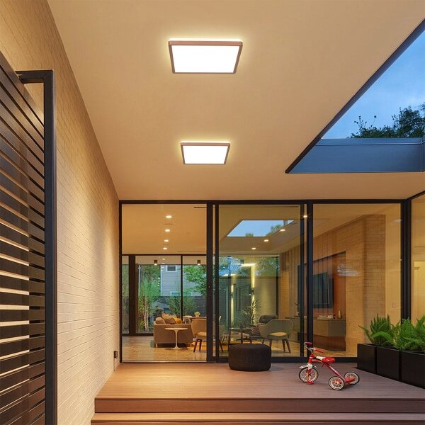 Brilagi - LED Koup. str. svít. ULTRA SLIM LED/18W/230V 30x30 cm rose gold IP54