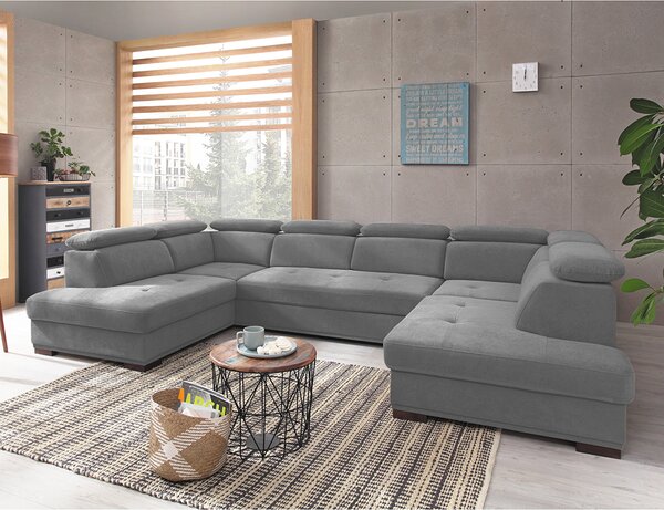 Sedací souprava UMBRIA IV | 207x350x207 | rozkládací + úložný prostor | VÝBĚR LÁTEK