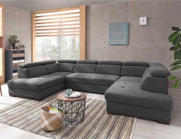 Sedací souprava UMBRIA IV | 207x350x207 | rozkládací + úložný prostor | VÝBĚR LÁTEK