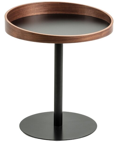 Ořechový odkládací stolek Kave Home Kaori 46 cm