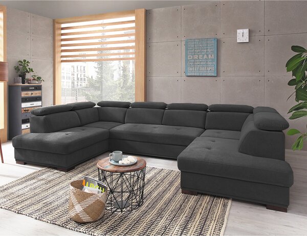 Sedací souprava UMBRIA IV | 207x350x207 | rozkládací + úložný prostor | VÝBĚR LÁTEK