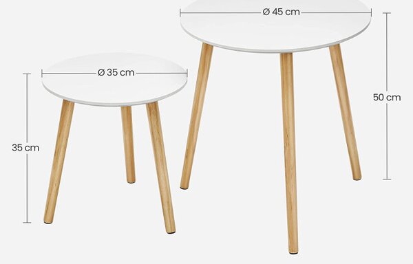 Set kávových stolků LET07WN