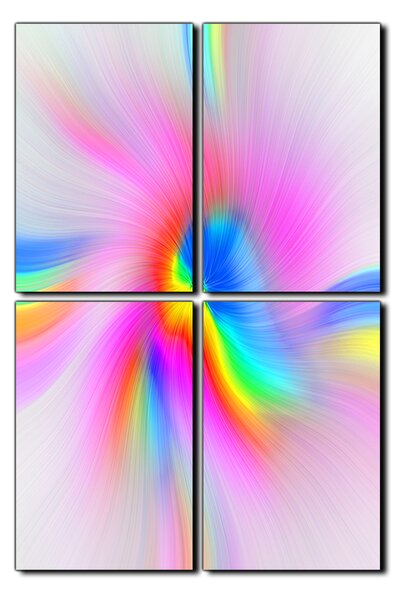 Obraz na plátně - Abstraktní obraz- obdélník 7267E (90x60 cm)