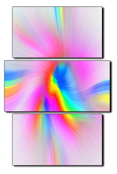 Obraz na plátně - Abstraktní obraz- obdélník 7267C (90x60 cm)