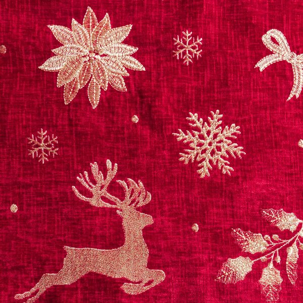 VÁNOČNÍ BĚHOUN NA STŮL RUDOLPH 35X183 CM VZOROVANÝ