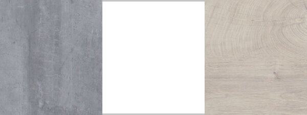 TV stolek SIGMA SI 9 | 120 cm | beton/bílá/dub