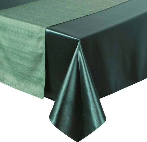 UBRUS GLAMO SADA 140X220 CM, 33X220 CM ZELENÝ
