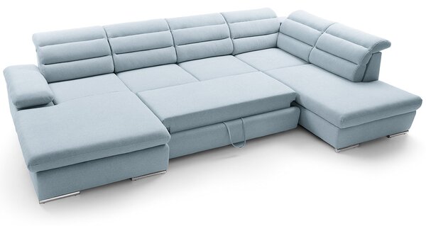 Sedací souprava GRECO II U | 194x356x230 | rozkládací + úložný prostor | VÝBĚR TKANIN