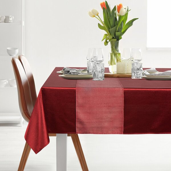 UBRUS GLAMO SADA 140X220 CM, 33X220 CM VÍNOVÝ