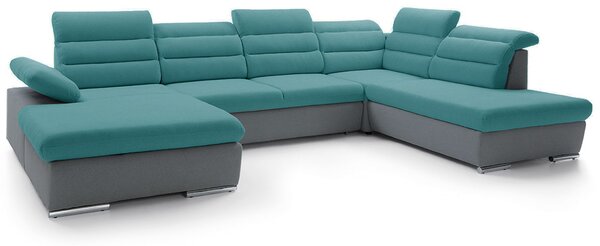 Sedací souprava GRECO II U | 194x356x230 | rozkládací + úložný prostor | VÝBĚR TKANIN