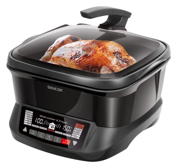 Sencor - Multifunkční fritovací hrnec s příslušenstvím 1800W/230V 18 funkcí 4,8l