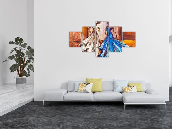 Obraz - Tanečnice, olejomalba (125x70 cm)