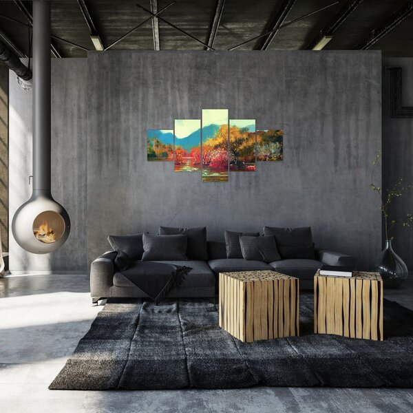 Obraz - Barvy podzimu (125x70 cm)