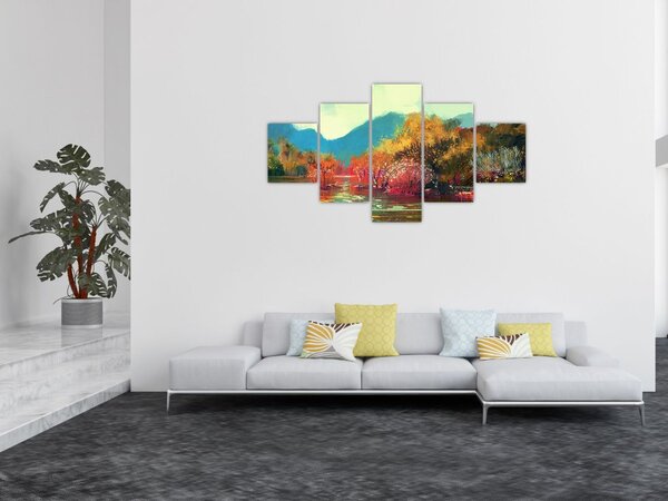 Obraz - Barvy podzimu (125x70 cm)