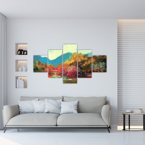 Obraz - Barvy podzimu (125x70 cm)