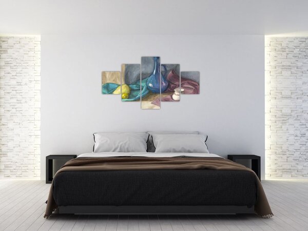 Obraz - Malované zátiší (125x70 cm)