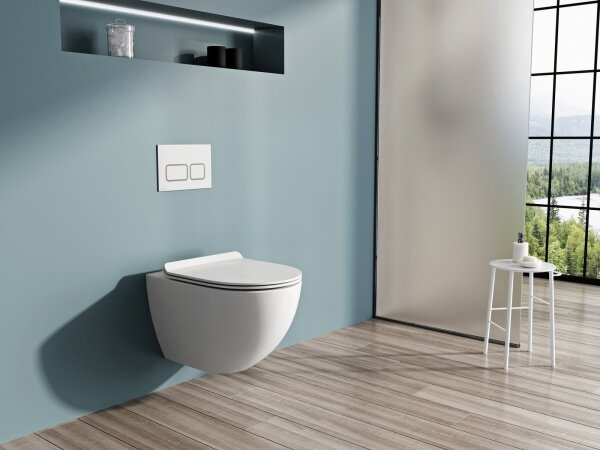 Ravak X01861 - Záchodové prkénko SoftClose VITA SLIM bílá