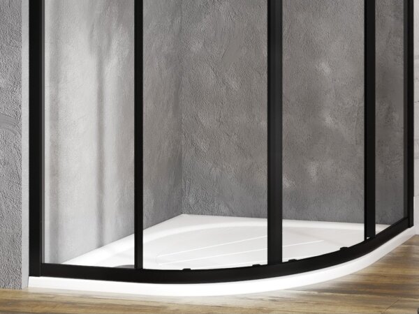 Ravak XA237701010 - Sprchová vanička čtvrtkruhová ELIPSO 90x90 cm bílá