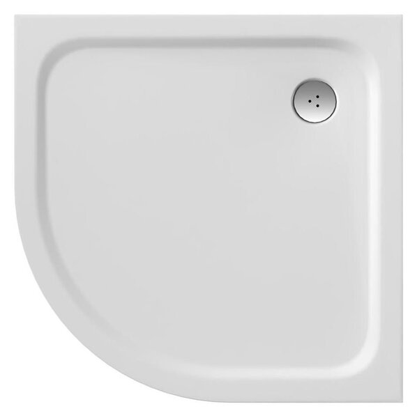 Ravak XA244401010 - Sprchová vanička čtvrtkruhová ELIPSO 80x80 cm bílá