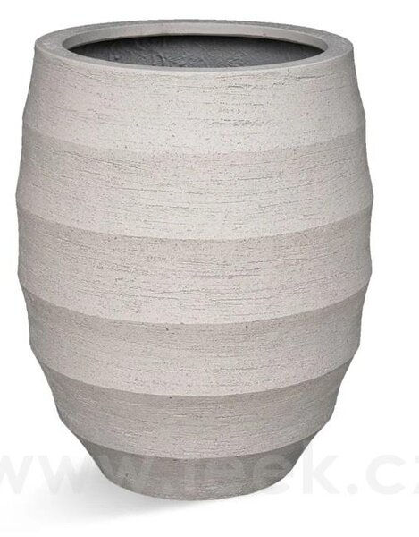 Luca Lifestyle Květináč Bordo Tall Balloon, Luca Lifestyle, průměr 55 cm, výška 68 cm, barva sand