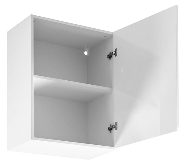 Kuchyňská linka ASPEN b | 180 cm + 340 cm | zásuvky METALBOX | SOKL v CENĚ | bílá lesk