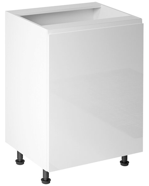 Kuchyňská linka ASPEN b | 180 cm + 340 cm | zásuvky METALBOX | SOKL v CENĚ | bílá lesk