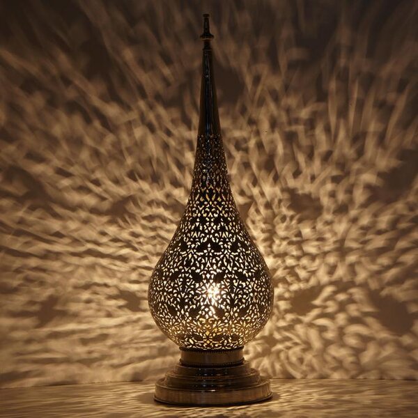 Luxusní stříbrná lampa "Alan"