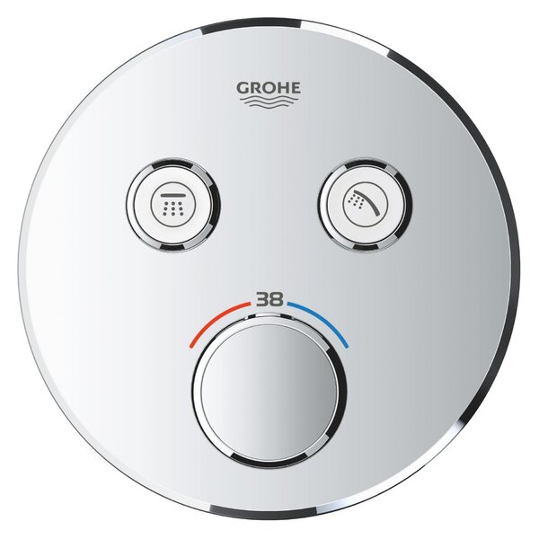 Grohe Grohtherm SmartControl vanová baterie pod omítku s termostatem chrom 29119000