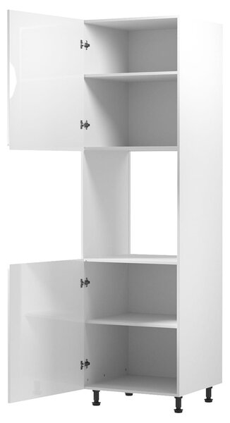 Kuchyňská linka ASPEN b | 180 cm + 340 cm | zásuvky METALBOX | SOKL v CENĚ | bílá lesk
