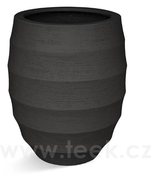Luca Lifestyle Květináč Bordo Tall Balloon, Luca Lifestyle, průměr 55 cm, výška 68 cm, barva earth