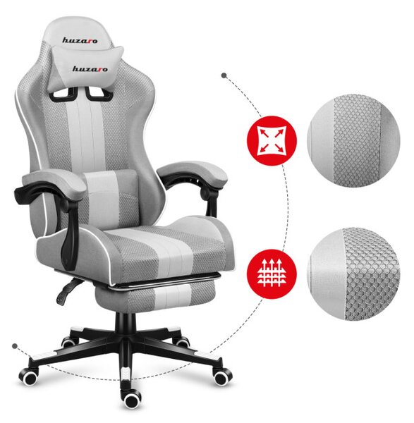 Herní židle Force - 4.7 White Mesh
